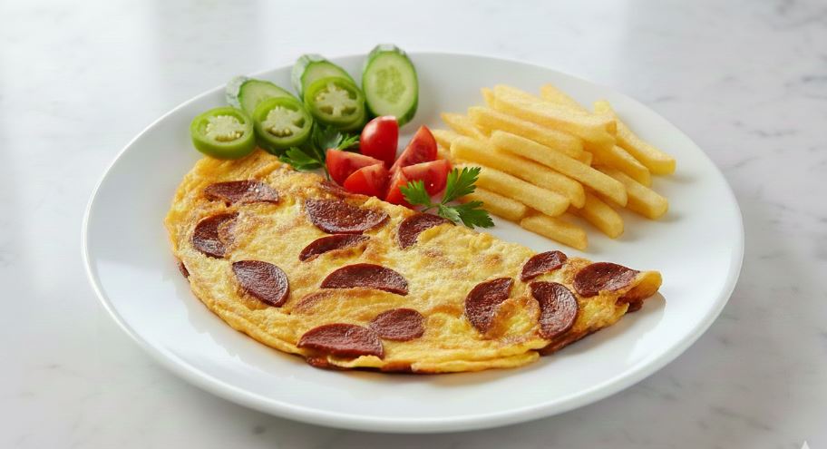 Sucuklu Omlet